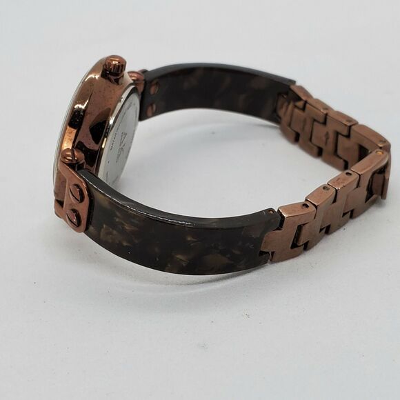 Anne Klein Women's Watch 28MM Case Brown Dial Bracelet 5.5" New Battery - Picture 6 of 10